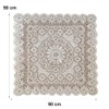 Formemory Lace Tablecloth Floral Pattern Wedding Party Scandinavian Style Embroidery