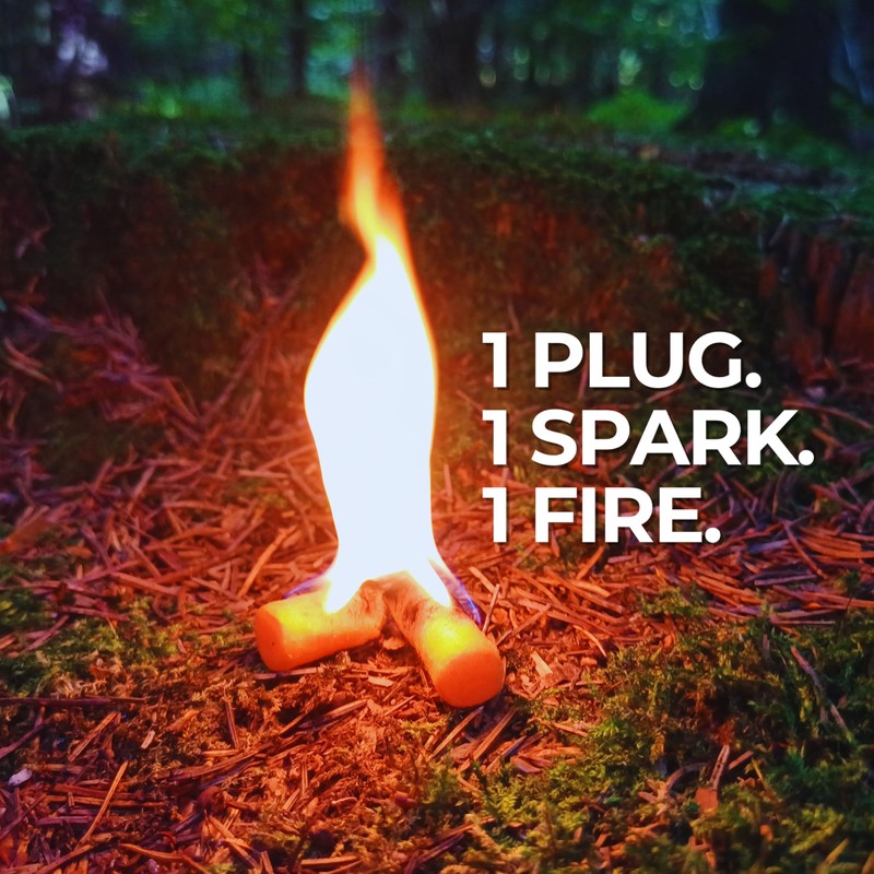 Hillswander Fire Plugs (50 Plugs) - Long Burn Weatherproof Fire