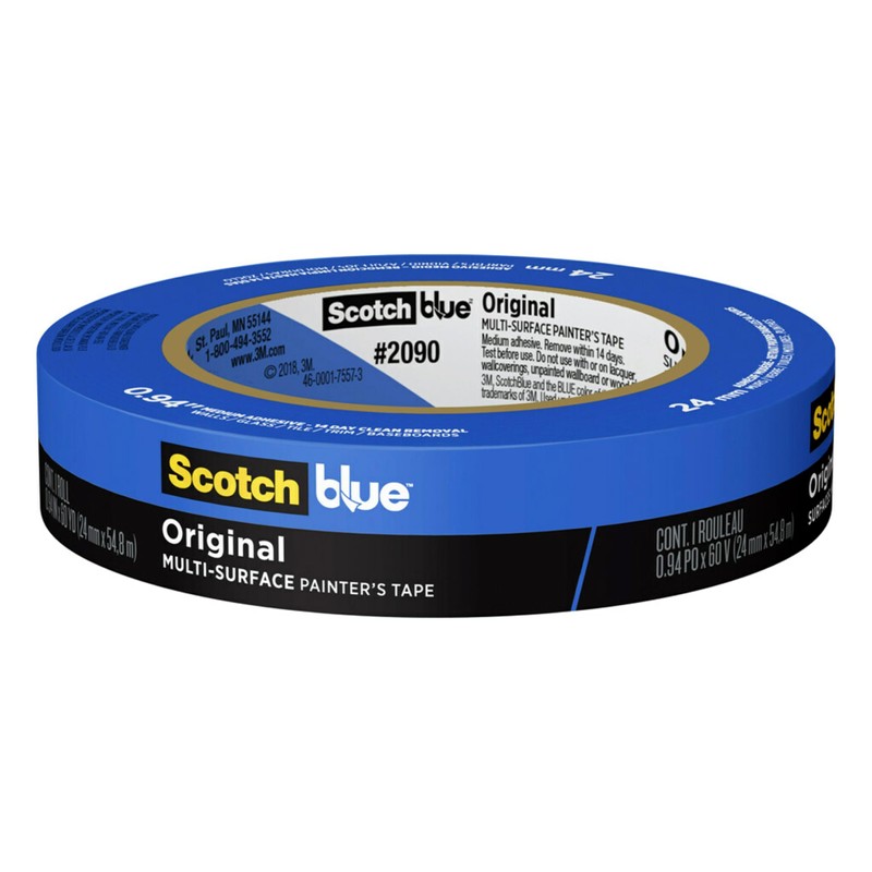 ScotchBlue Original Multi-Surface Painters Tape, 1 Inch Wide (0.94 in.