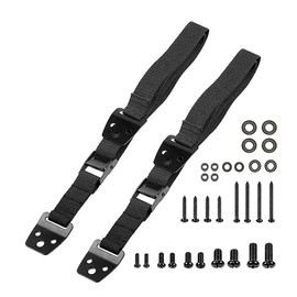 Fall Prevention Belt, TV, Seismic Belt, TV, Furniture, Earthquake Prevention, Set of 2, 5 Types of Bolts and Washers, Japanese Instruction Manual Included