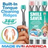 SMILE SAVER 360° Braces Brush 3-Sided Toothbrush 3PK | Orthodonic