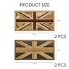 4 Pieces of British Flag Patches, Flag Pattern Patches, Patch
