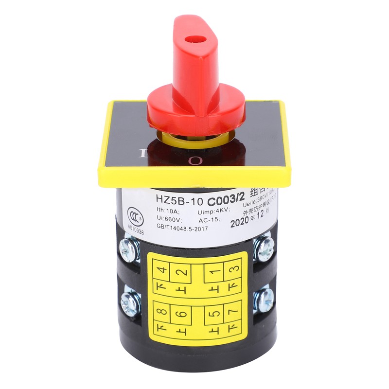 Universal Transfer Changeover Switch Positioning Type OnOff Cam Switches 380V