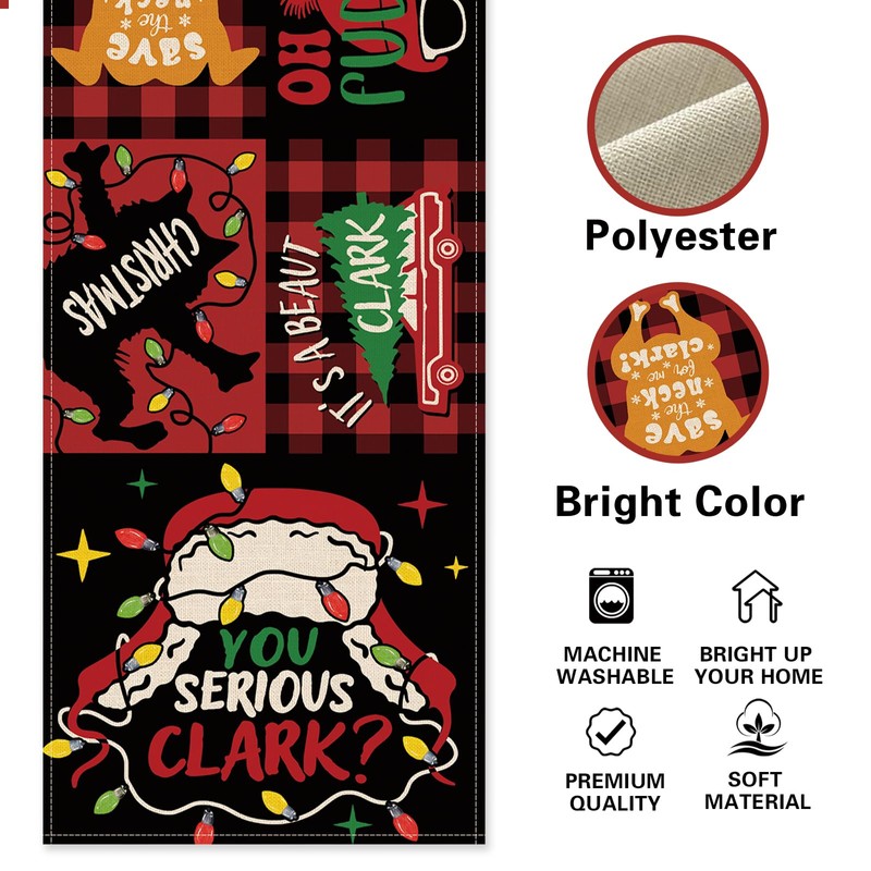 Christmas Vacation Dining Table Runner, Xmas Classic Movie You