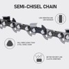 3 Pack 10 Inch Chainsaw Chain 3/8" LP Pitch .043"