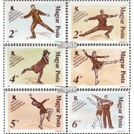 Hungary 3946A-3951A (complete.issue.) unmounted mint/never hinged ** MNH 1988 Figure Skating-WM (Stamps for collectors) Winter sports (skiing/ice hockey/bobsleigh ...)
