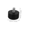 Vaguelly 12pcs Adjustable Furniture Feet: M6 Screw-in Threaded Furniture Levelers