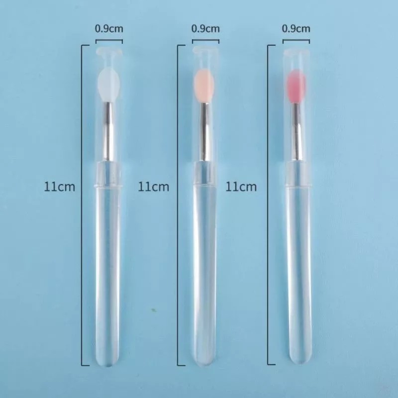 DFS Beauty Brocha Silicón C/ Tapa Maquillaje Pigmentos De Viaje