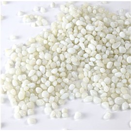 Decorative Stones,Glass Stones,1 Lb About 460 G Irregular Sea Glass Pebbles Artificial Glaze Crystal Stones Rocks for Vase Filler,Table Scatter,Aquarium Decoration,Air Plants Decoration (White)