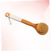 PACKOVE Bristle Bath Brush with Long Handle Body Massage Brush
