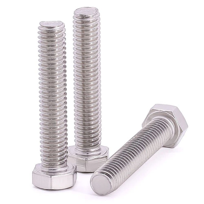 M8-1.25 x 40mm (12 pcs) Hex Head Bolts, 304 Stainless