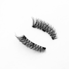 EMILYSTORES Magnetic Eyelashes, Natural Black, Reusable False Lashes with Applicator, No Glue Required (MLT12)