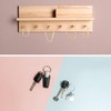QUARKZMAN 3 Pieces Brass Screw Lock Key Ring Car Key