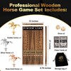 Horse Race Board Game Racing Game - Solid Wood Race