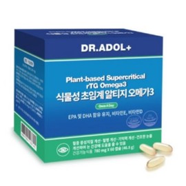 Doctor Adol Dr. Adol Omega 3 Eye Vitamin D E Health Nutrition 60 Capsules / 닥터아돌 오메가3 눈 비타민 D E 건강 영양제 60캡슐