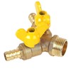 Soytich YV06 2-Way Y-Splitter 1/2 Inch with Shut-off Valves for