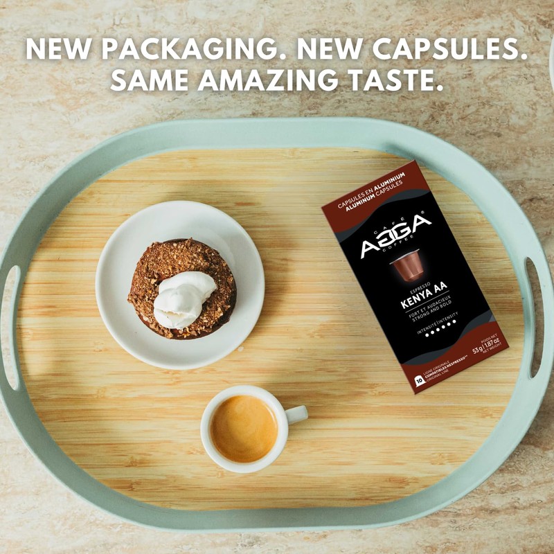 Café Agga - Kenya AA Coffee Capsules - Dark Roast