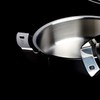 PIAZZA 110814 Frying Pan Stainless Steel 3-Ply with 2 Handles
