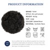 YAMEL Afro Puff Drawstring Ponytail Large Bun Extensions Darkest Brown