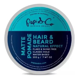 Matte Pomade De Papi & Co 200g Pomada Para Cabello Y Barba
