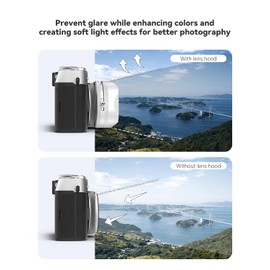 Freewell CPL/GMIST (1/4) Filter Kit with Lens Hood for Fuji X100 Series (X100, X100S, X100F, X100T, X100V, X100VI) (Silver)