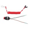 Boat Safety Kill Stop Switch Stop Cord with Wrist Strap,