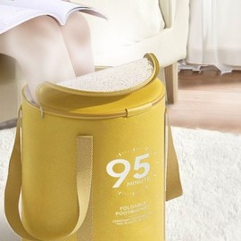 [Eunjuna] Portable footbath bag Easy footbath waterproof multipurpose water bag Covered foot bath bag with pouch/green