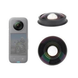 OURHZTB Replacement Camera Lens Repair Parts Compatible for Insta360 X4 Action Camera Lens Accessories (with a circle)