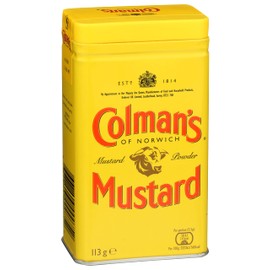 Colman's Dry Mustard Powder 4oz (Pack of 2) | Hot & Tangy | Grilling, Dips, Dressings, Marinades |