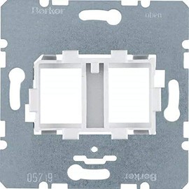 Hager Plate Mechanism Support with White Entry 2 Parts