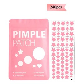 Pimple Patch - 240 Parches Anti Acné Waterproof Color Rosa