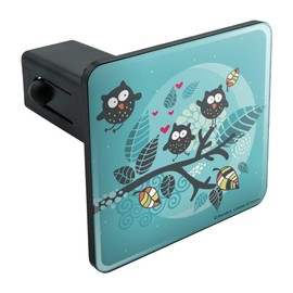 Graphics and More Sweet Owl Moonlight Night Tow Trailer Hitch Cover Plug Insert