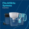 Brita Large 10 Cup Pacifica White Water Filter Pitcher with