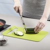 Zeal Straight to Pan” Slim Kitchen Chopping Board-Large (13”/34cm), Lime