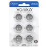 Voniko CR2025 3V Lithium Batteries 6 Pack for Child Safety,