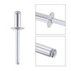 sourcing map Blind Rivets Aluminum 6mm Diameter 12mm Grip Length