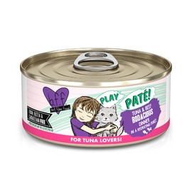 Weruva B.F.F. PLAY - Best Feline Friend Paté Lovers, Aw Yeah!, Tuna & Beef Bodacious with Tuna & Beef, 5.5oz Can (Pack of 8)