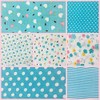 7pcs DIY patchwork cotton fabric in squares, cotton cloth, package