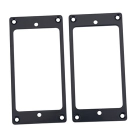 Guitar Pickup Frame, Humbucker Pickup Mounting Rings for Electric Guitar, Black, Pack of 2