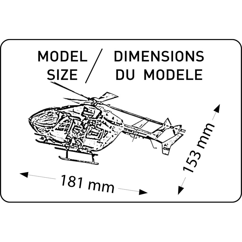 Heller 80379" Eurocopter UH-72A Lakota Model Kit, 1:72 Scale