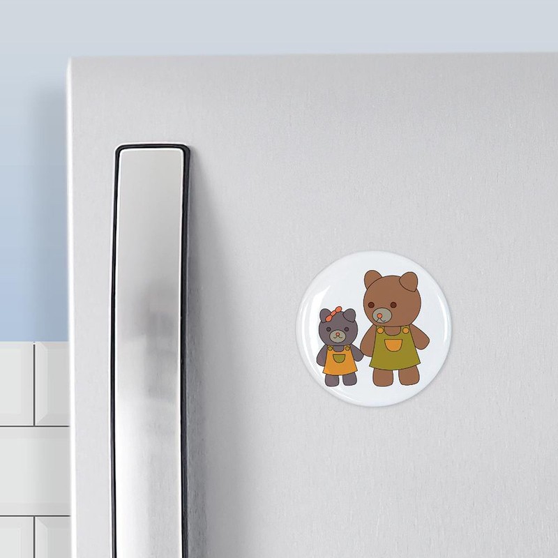 CafePress Teddy Bear Siblings 2.25 Magnet (10 Pack) 2.25" Round