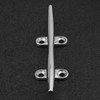 Boat Cleat 15 cm Classic Silver Flat Cleat 316 Stainless