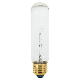 SATCO 40T10/CL 120V (S3252) 40W 120V E26,E27 / MEDIUM SCREW CLEAR T10 Incandescent
