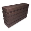 N'icePackaging 100 Qty - Dark Chocolate-Brown Cotton Filled Gift Boxes