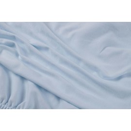 100% Organic Cotton Bassinet Sheets Compatiable with Baby Delight Beside Me Dreamer Bassinet & Mika Mikcy Bedside Sleeper, 2 Pack Jersey Knit Fitted Sheet for Baby Boy and Girl, Grey and Pastel Blue