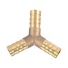 sourcing map 10 mm or 3/8 inch ID brass hose