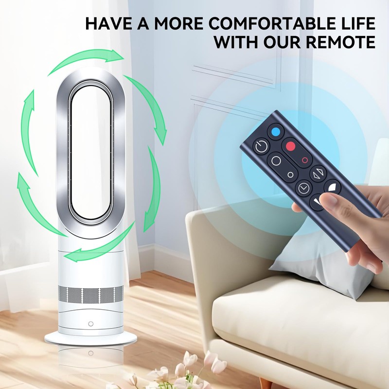 TRUCKON New Replacement Remote Control for Dyson Hot + Cool