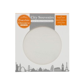 City-Souvenirs New Orleans Christmas Ornament Porcelain Double Sided 2.75 Inches