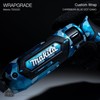 WRAPGRADE Custom Wrap for Makita TD022D (Caribbean Blue Dot Camo)