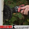 Drillstuff Black-Ultra Stiff Drill Brush For Stone Cleaning,Paint Striping, and